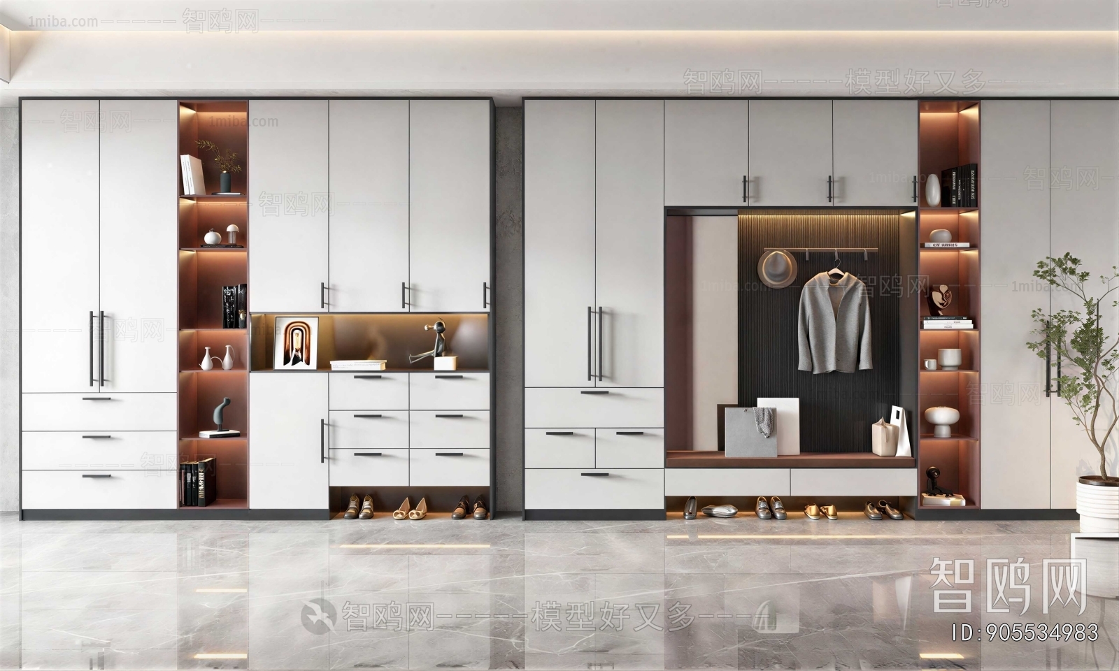 Modern Shoe Cabinet