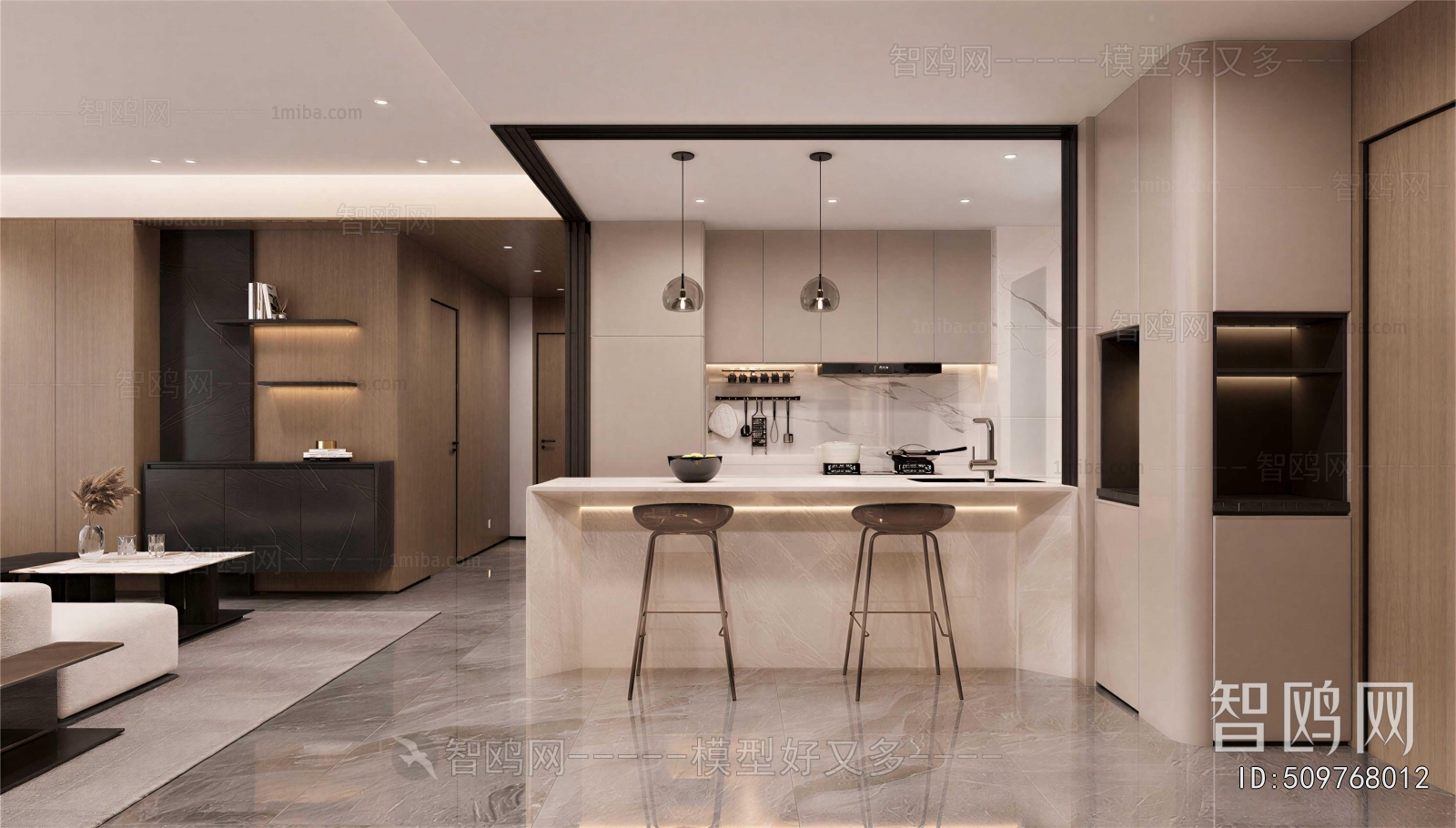 Modern Open Kitchen