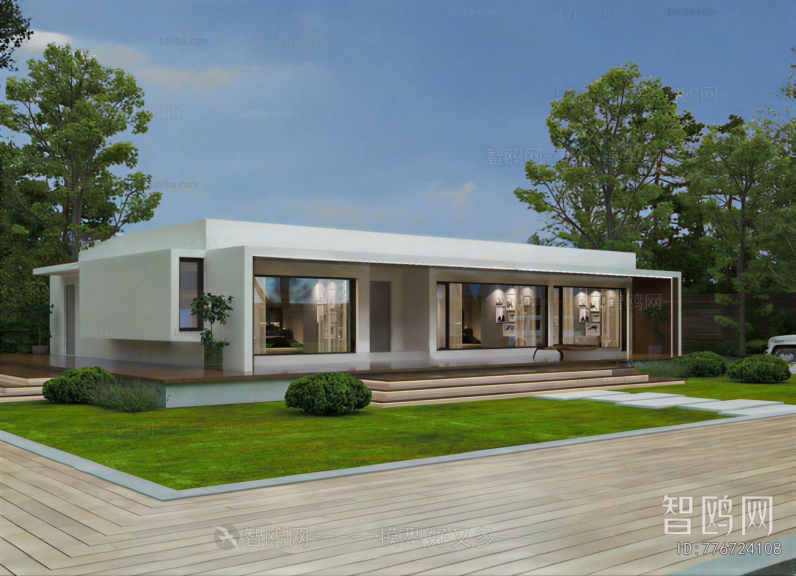 Modern Courtyard/landscape