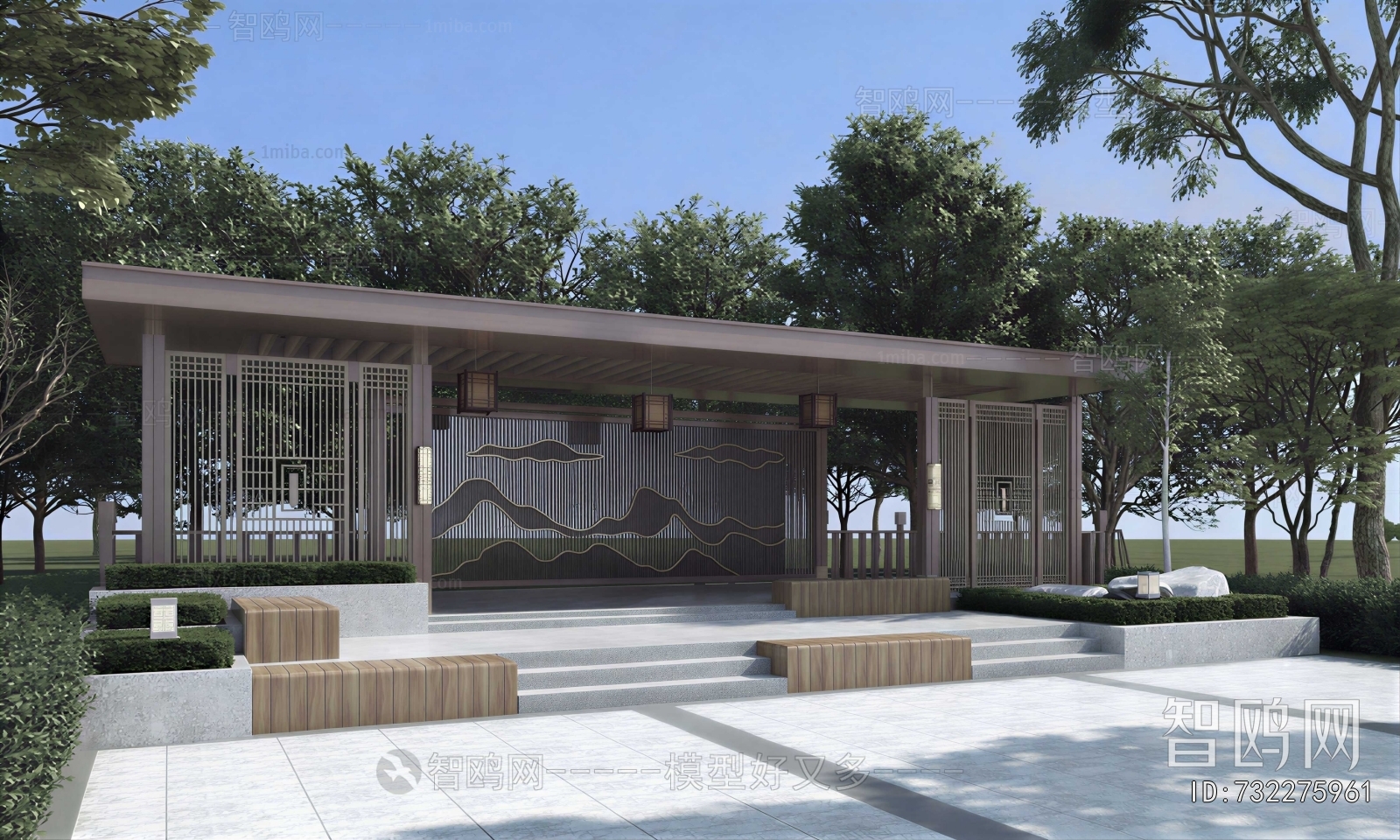 New Chinese Style Gallery Frame