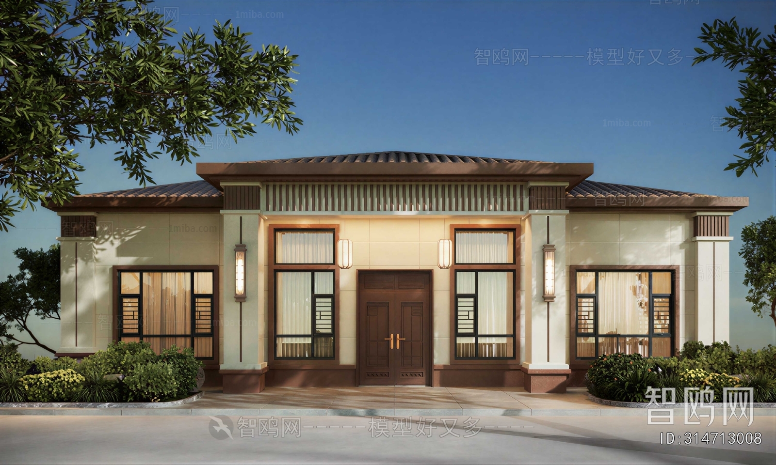 New Chinese Style Detached Villa