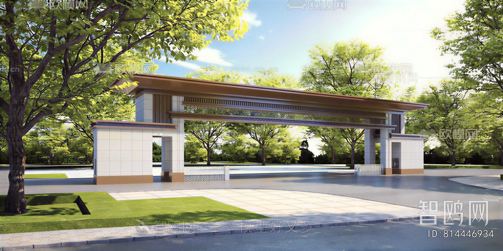 New Chinese Style Facade Element