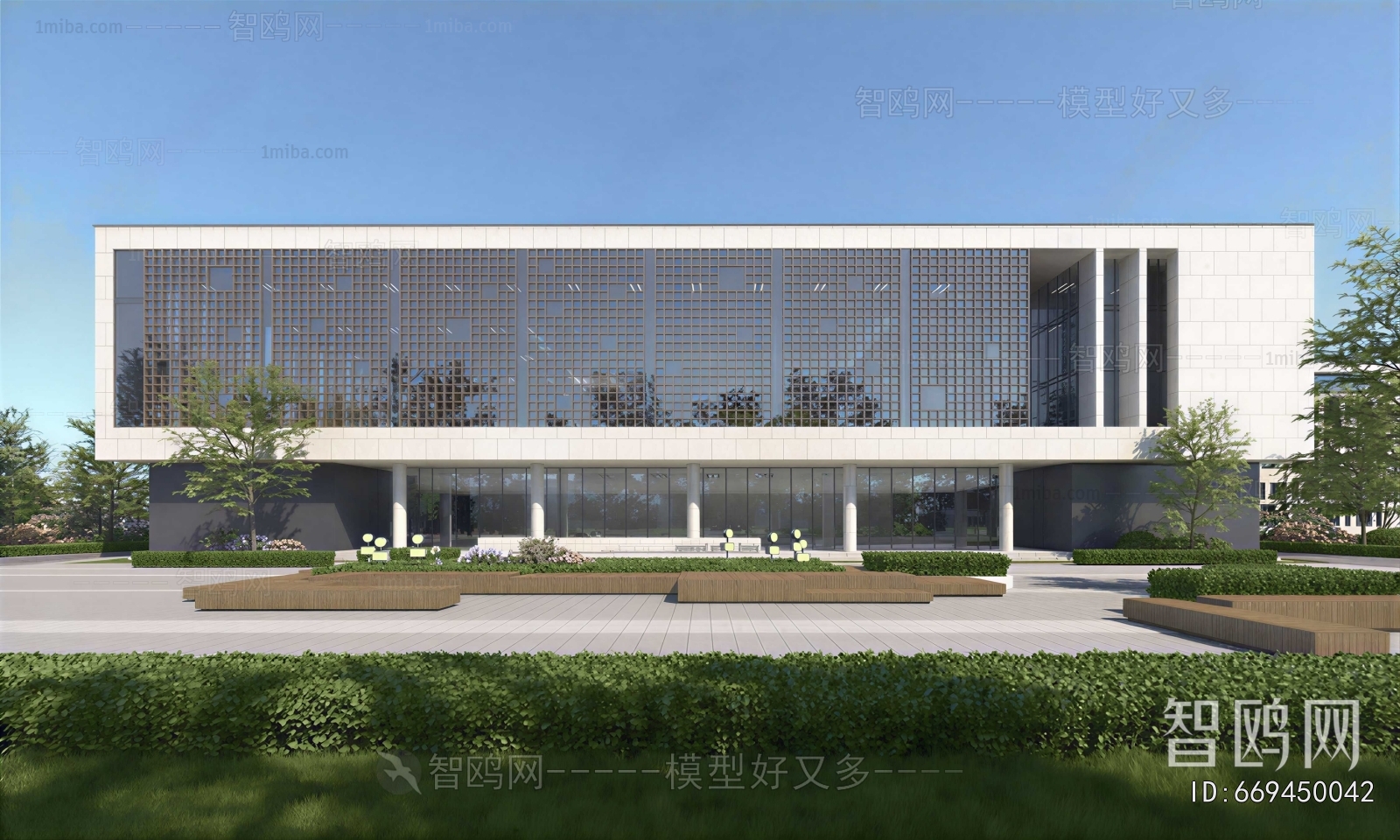 Modern Appearance Of Commercial Building