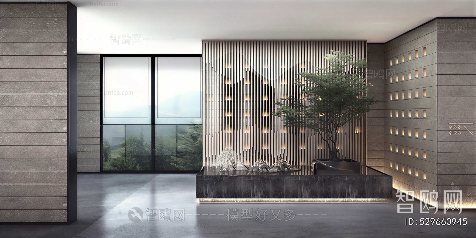 New Chinese Style Plant Landscaping