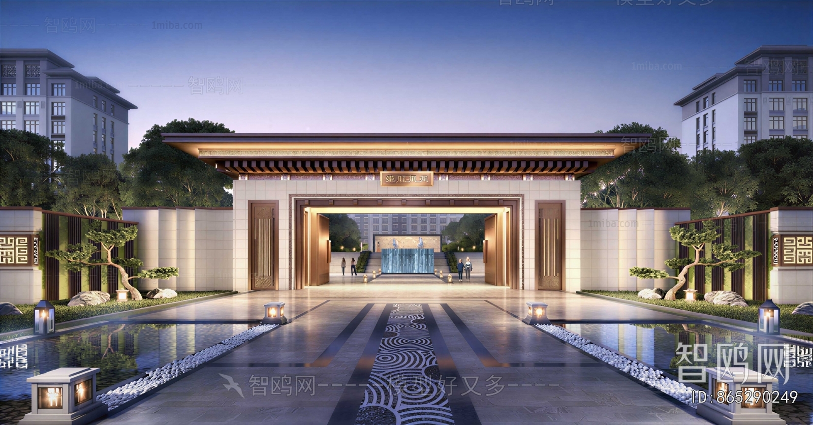 New Chinese Style Facade Element