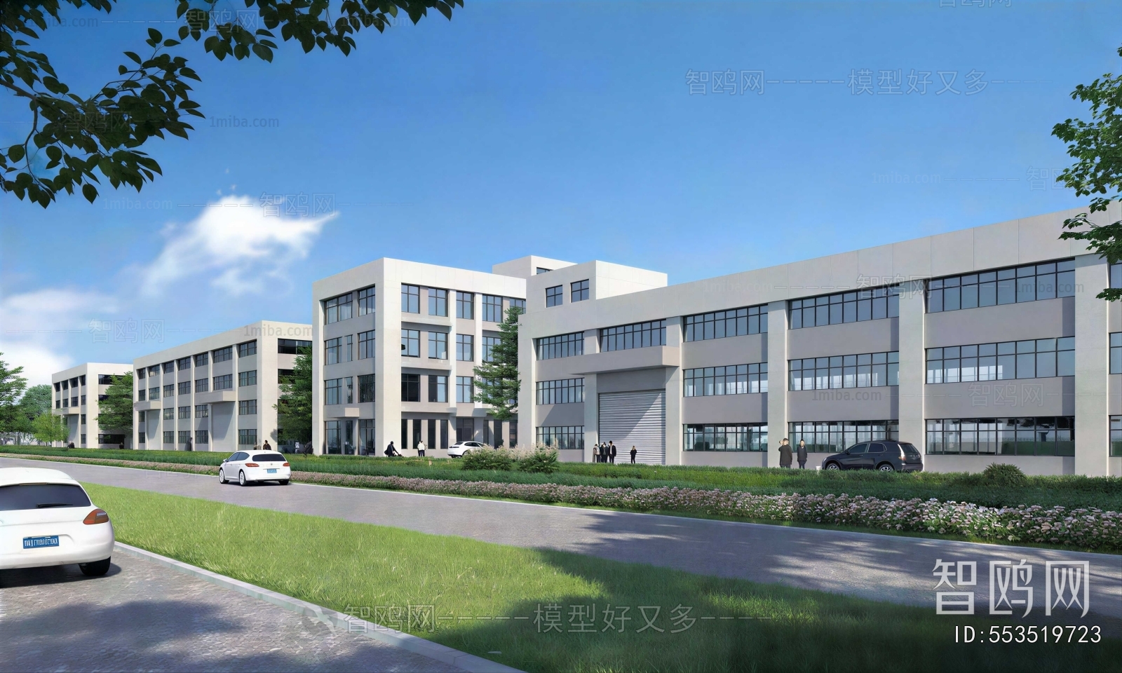 Modern Industrial Building