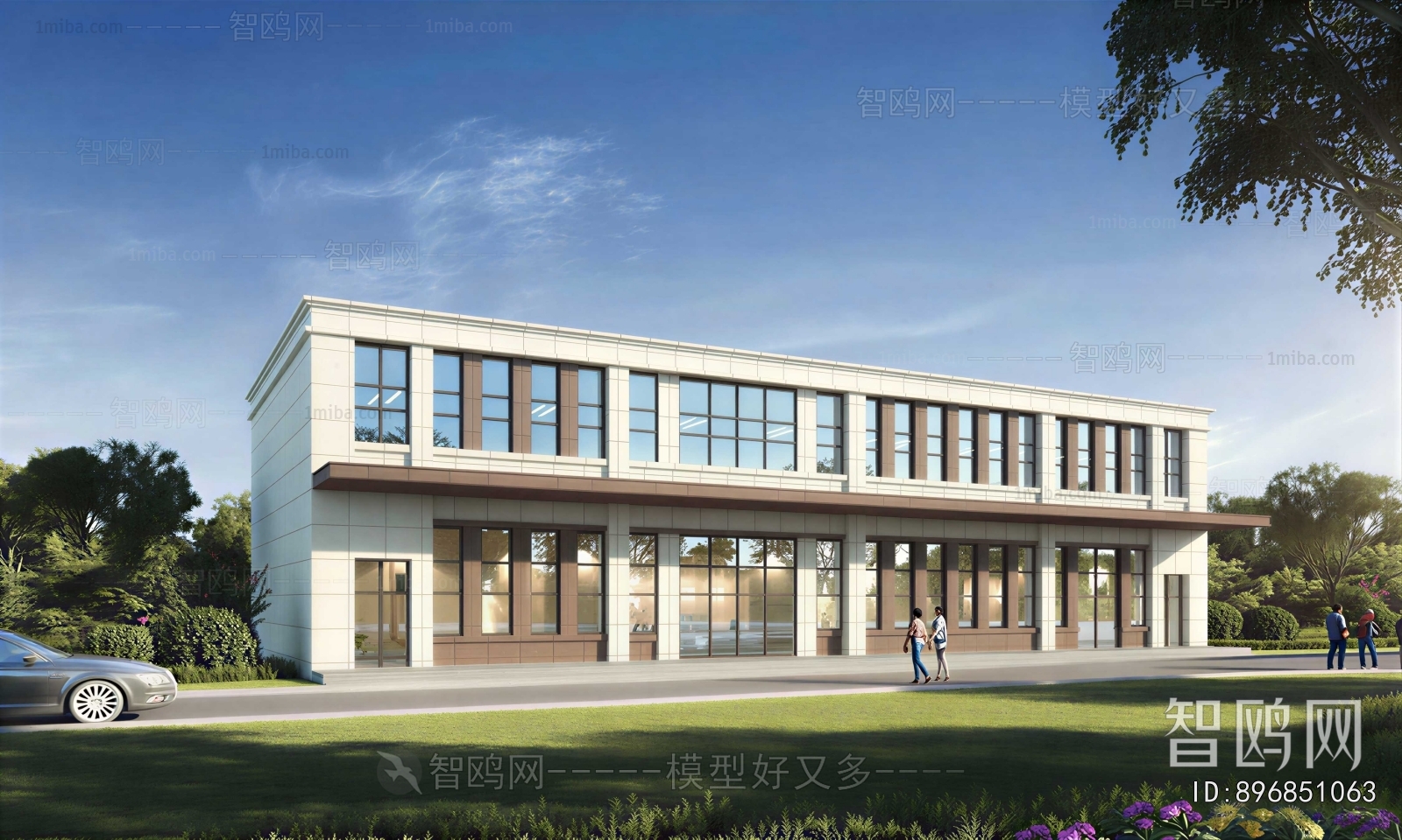 Modern Appearance Of Commercial Building