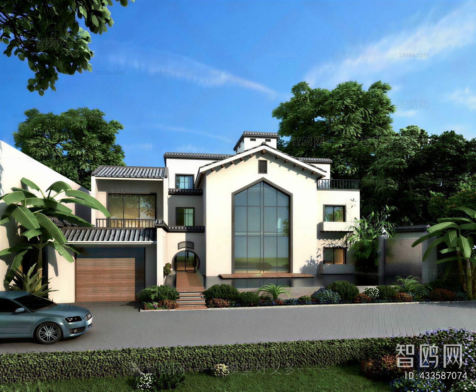 New Chinese Style Courtyard/landscape
