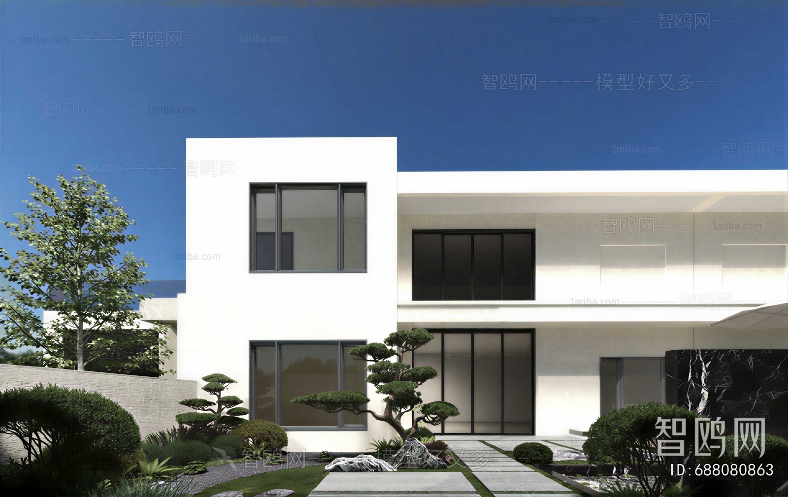 Modern Courtyard/landscape