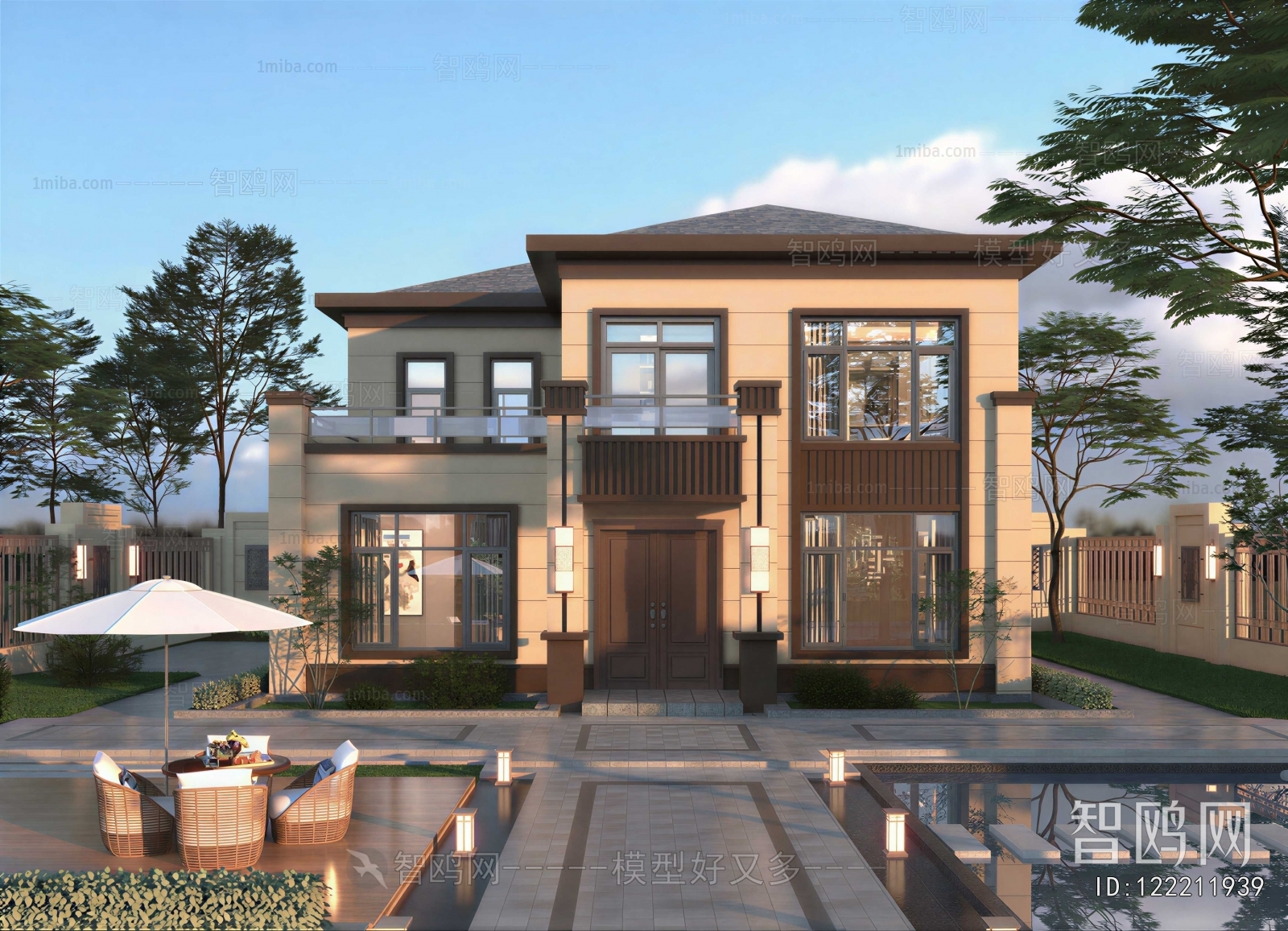 New Chinese Style Detached Villa