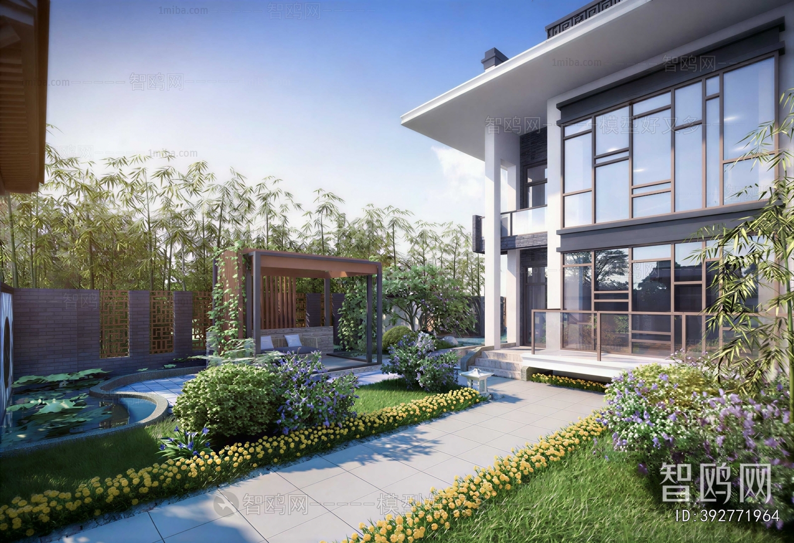Modern Courtyard/landscape