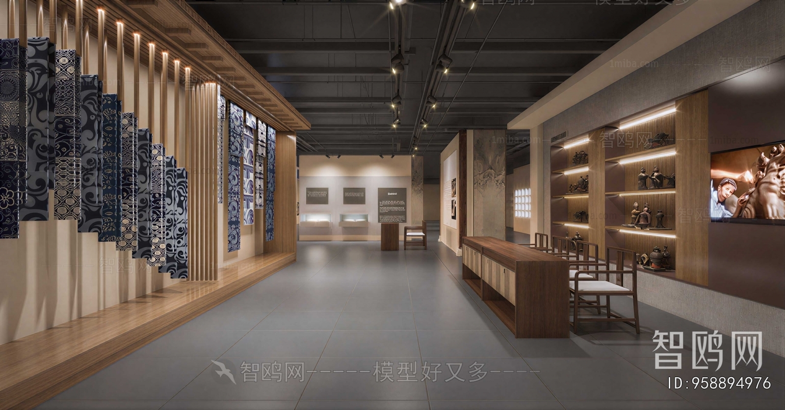 New Chinese Style Exhibition Hall