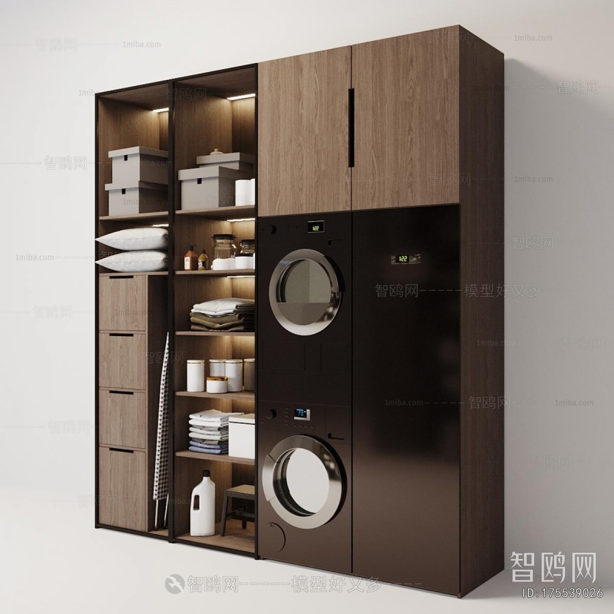 Modern Laundry Cabinet