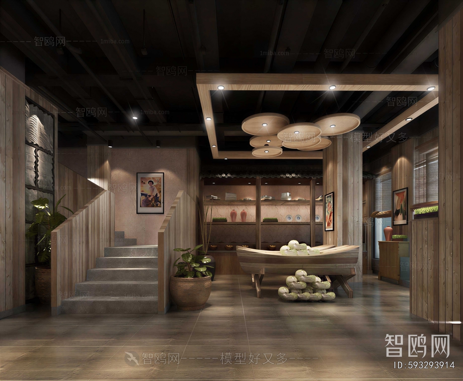 New Chinese Style Exhibition Hall