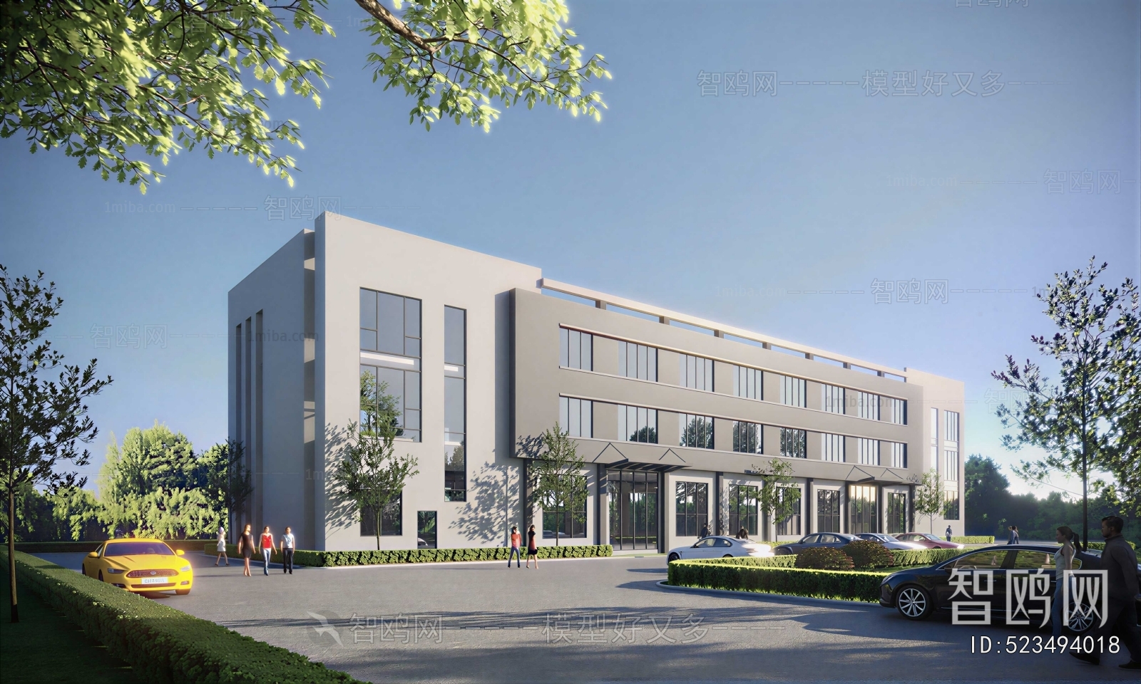 Modern Appearance Of Commercial Building
