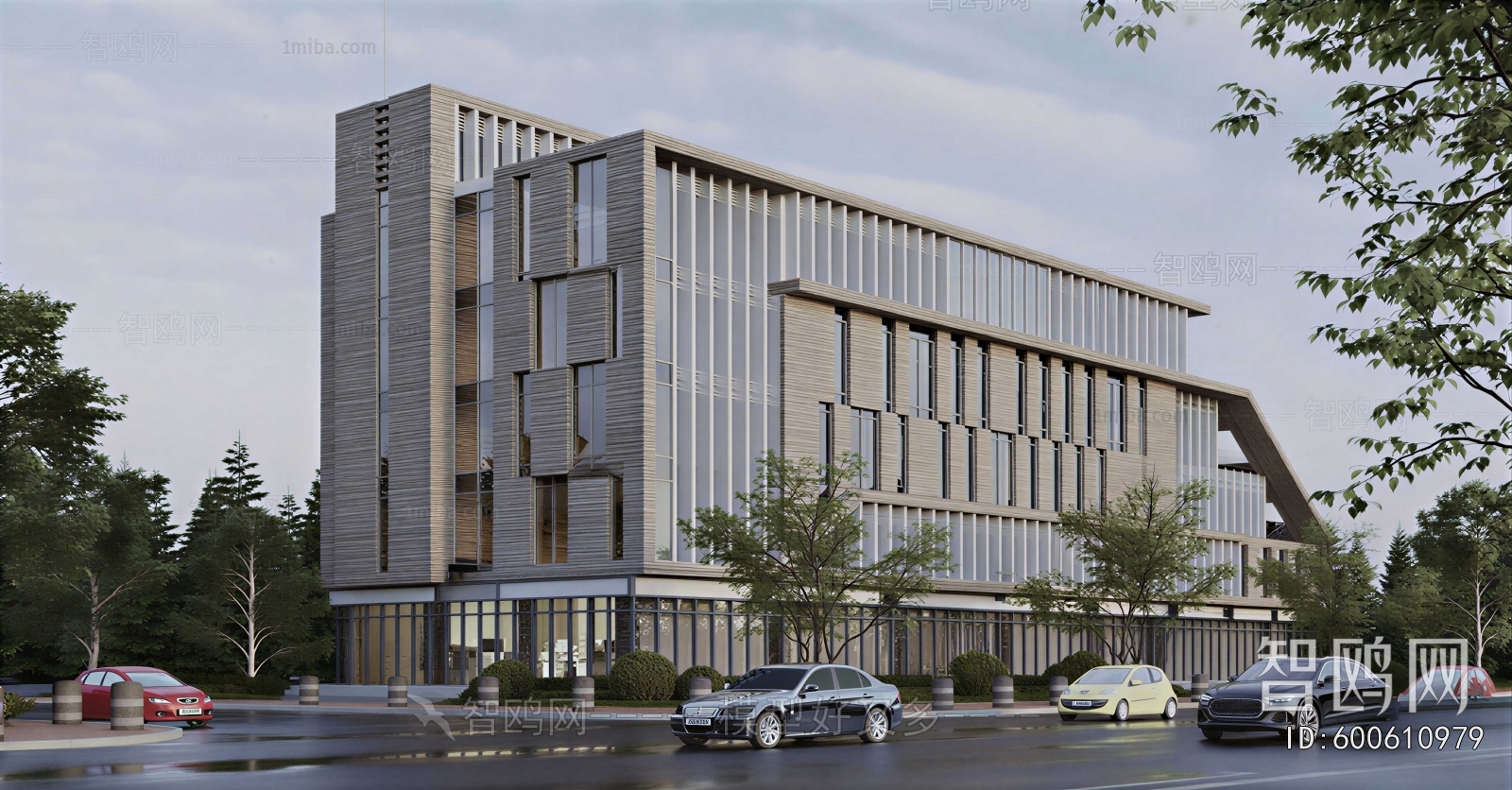 Modern Appearance Of Commercial Building