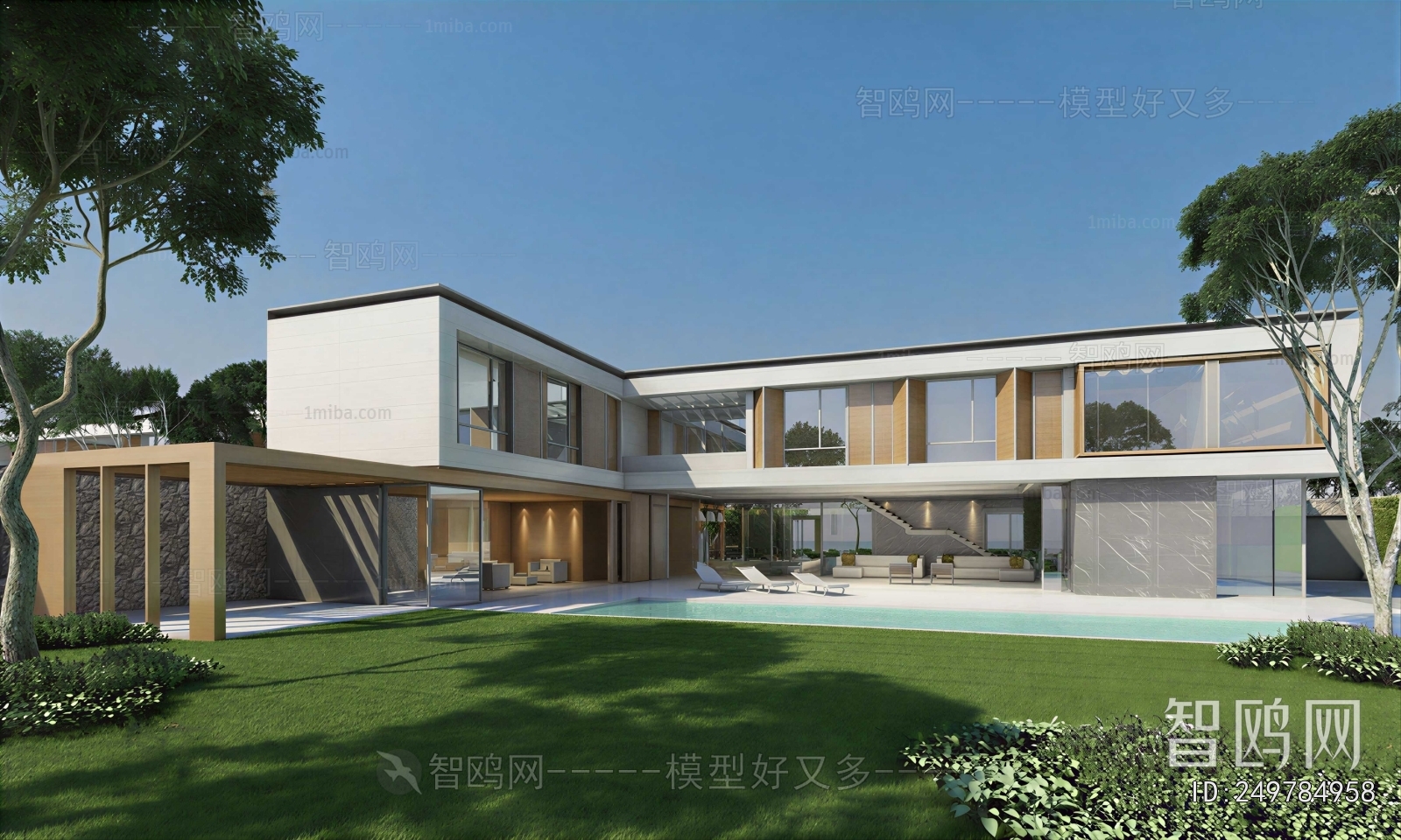 Modern Courtyard/landscape