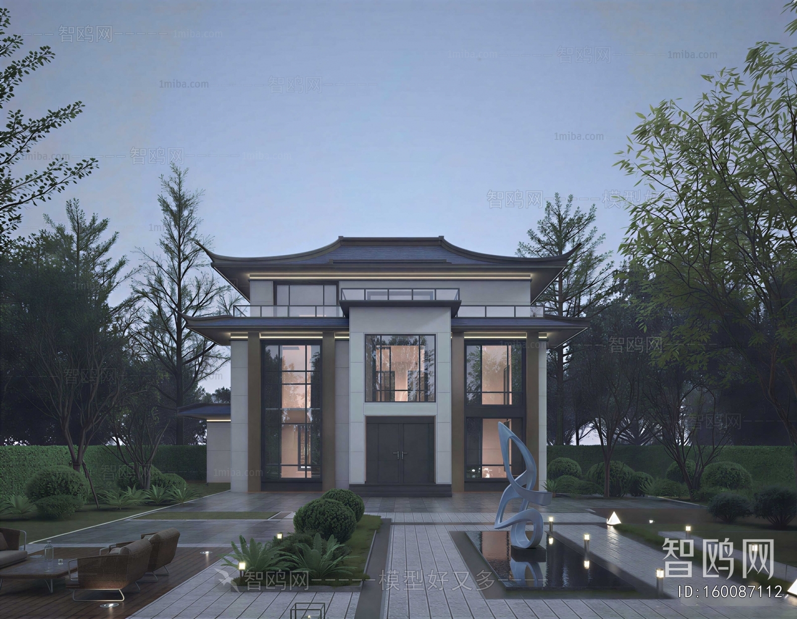 New Chinese Style Detached Villa