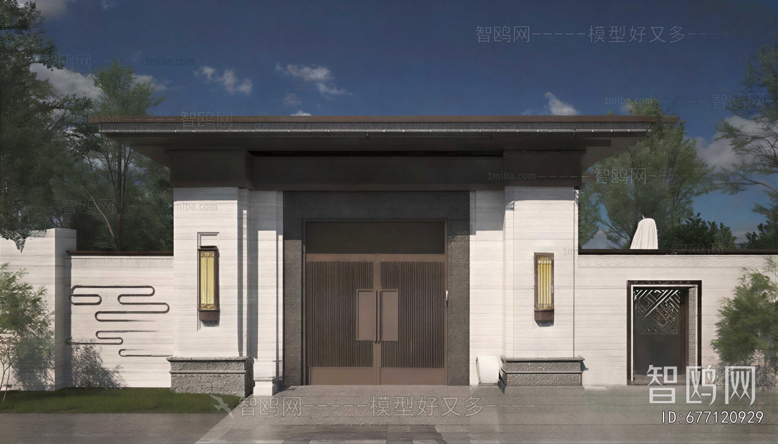 New Chinese Style Gate
