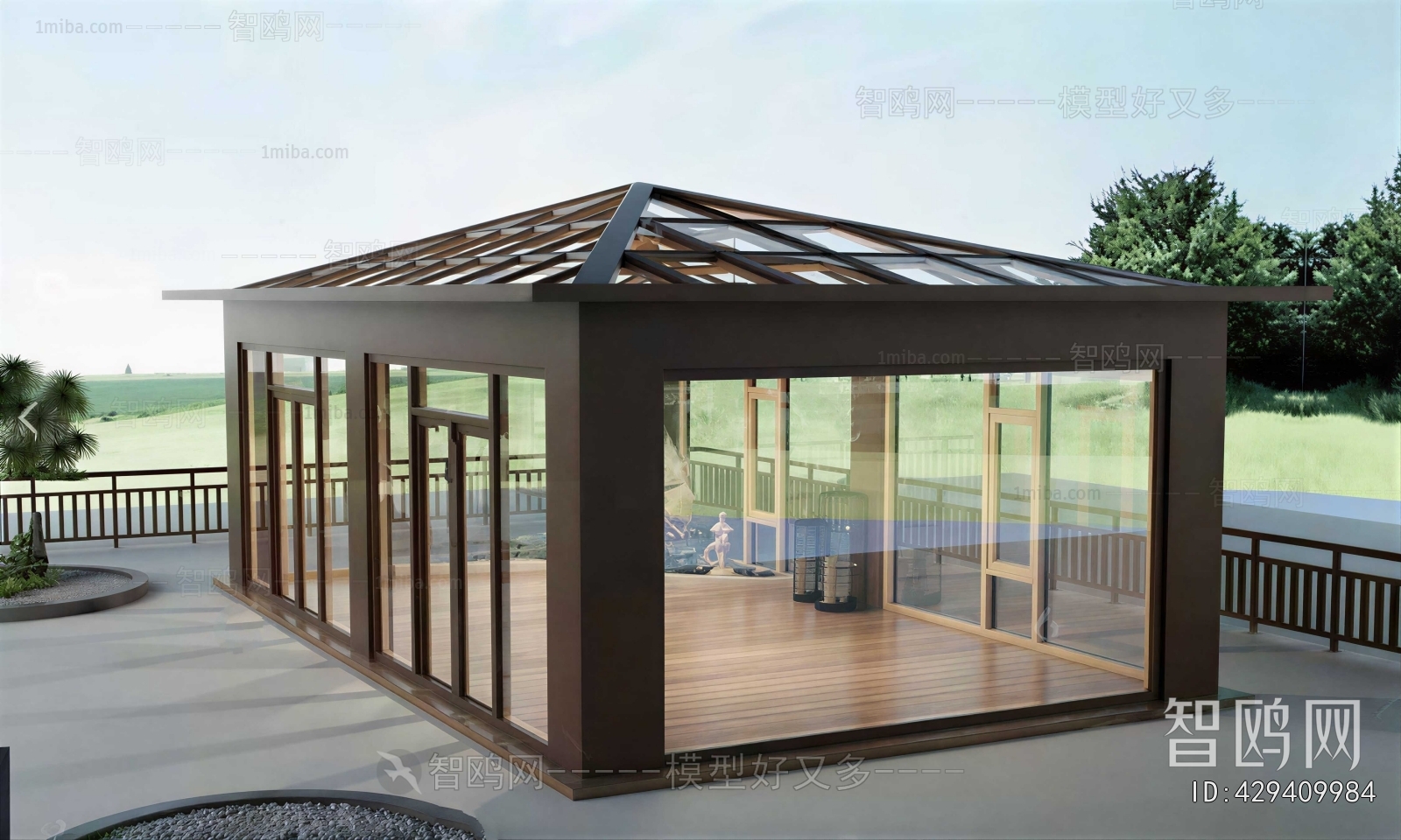 Modern Glass Sunshine Room