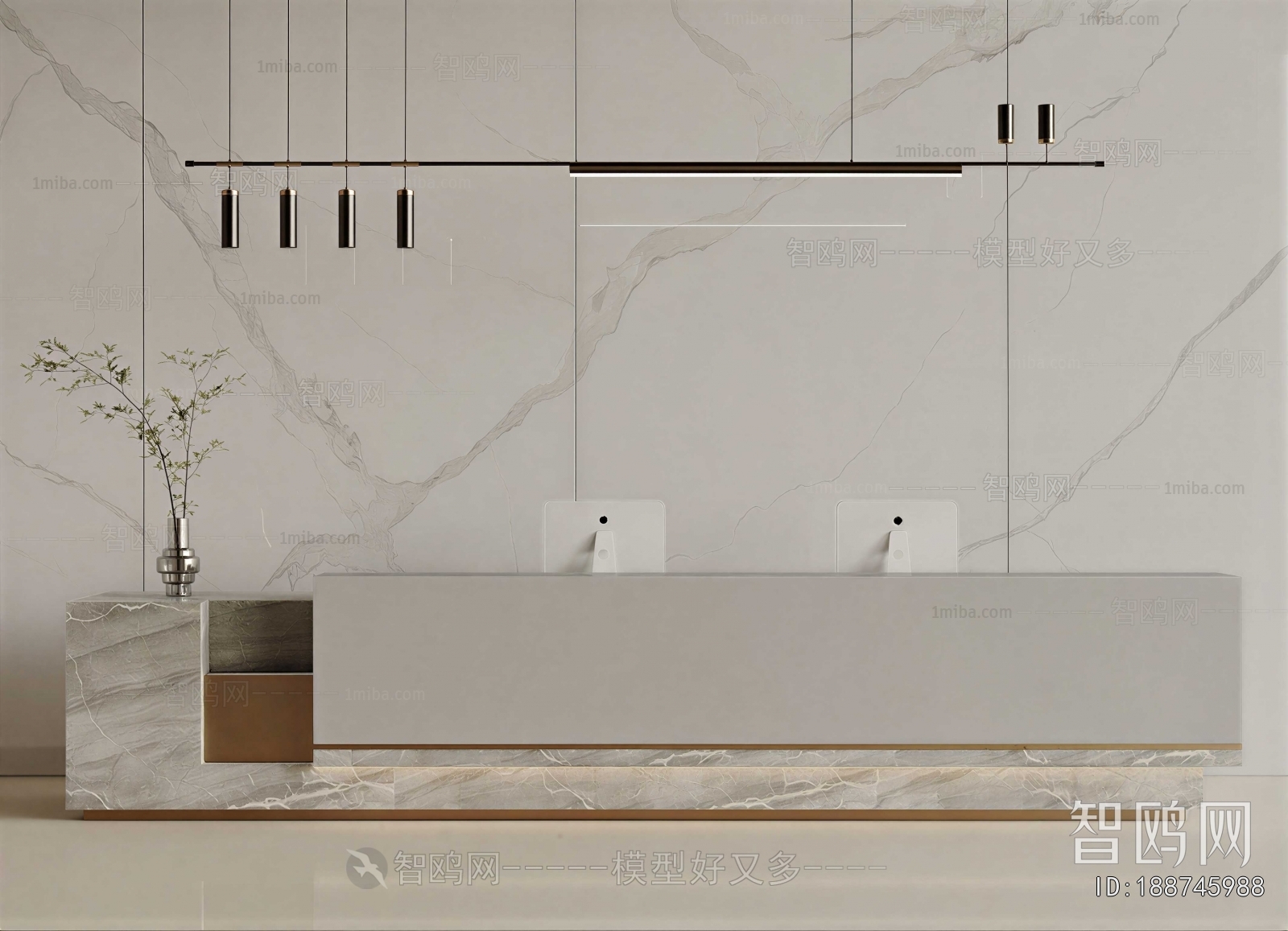 Modern Reception Desk