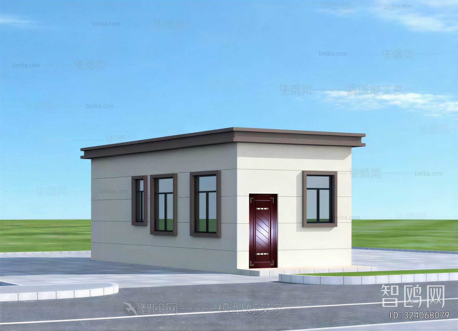 Modern Security Booth