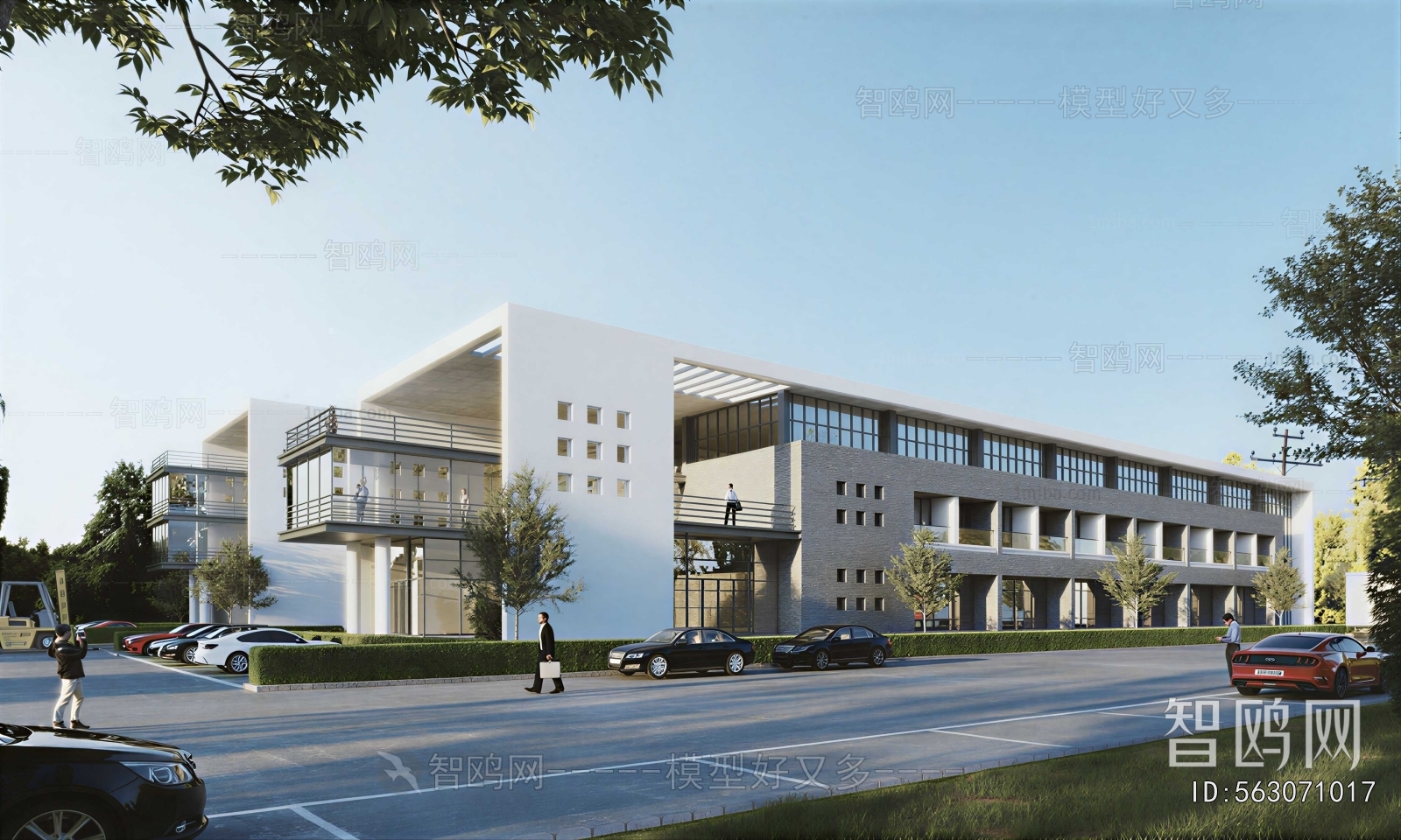 Modern Appearance Of Commercial Building