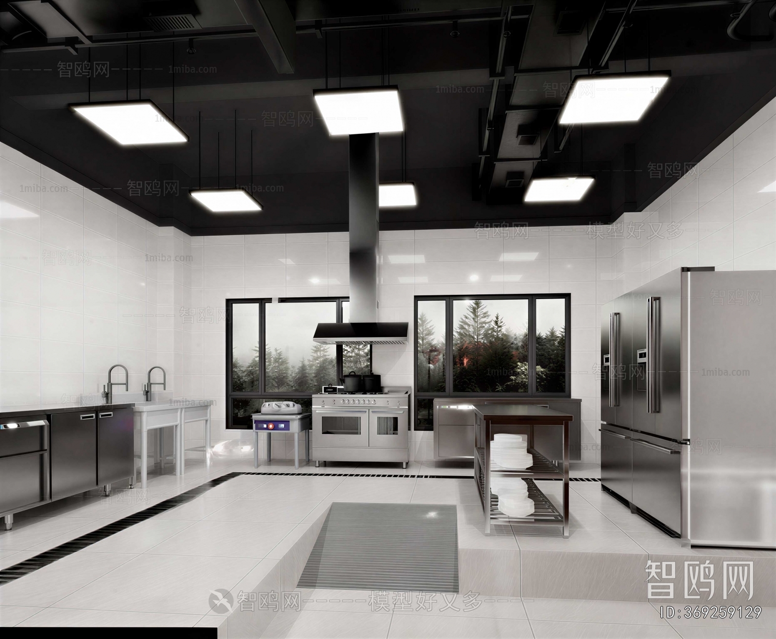 Modern Central Kitchen