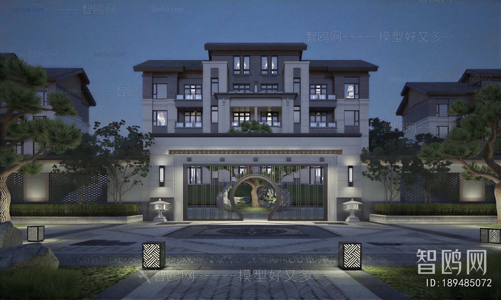 New Chinese Style Courtyard/landscape