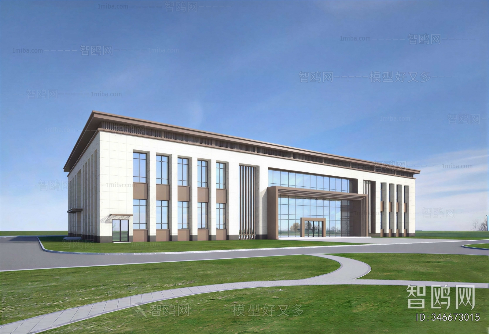 Modern Appearance Of Commercial Building