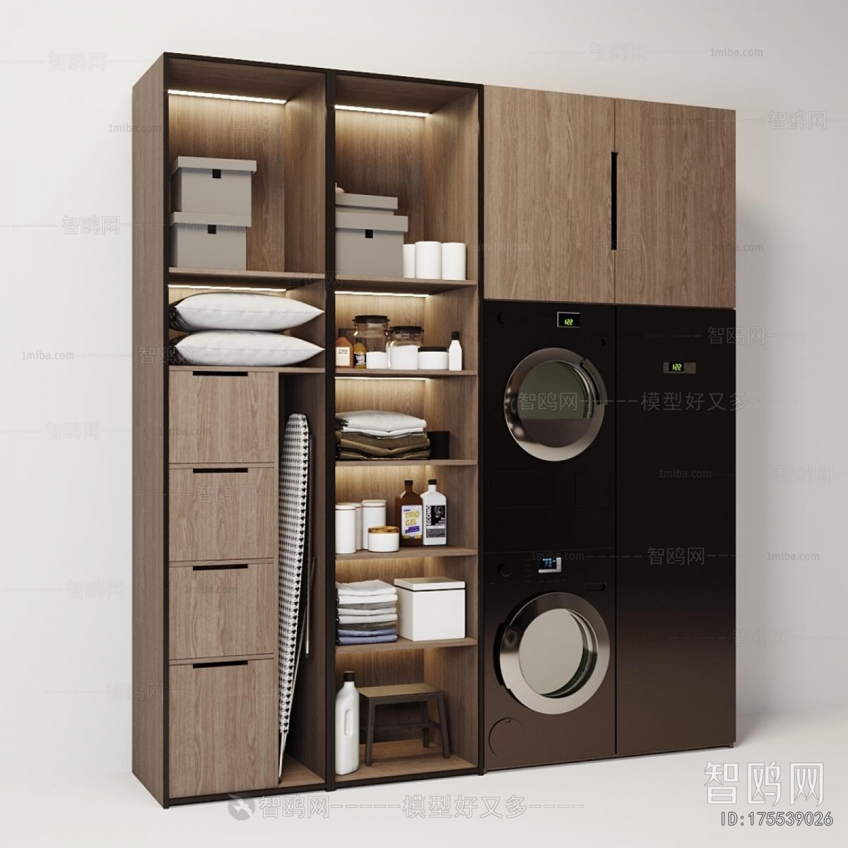 Modern Laundry Cabinet