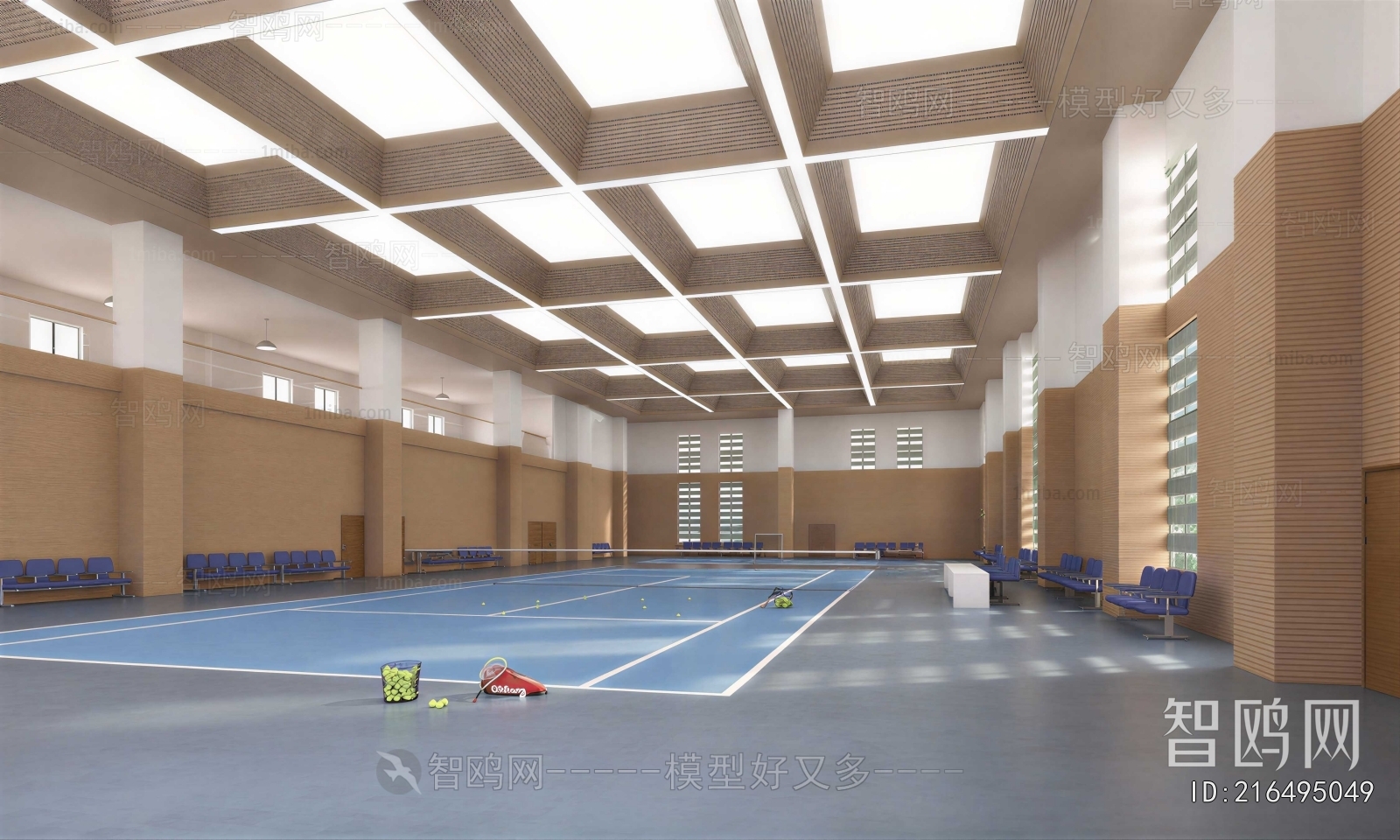 Modern Indoor Stadium