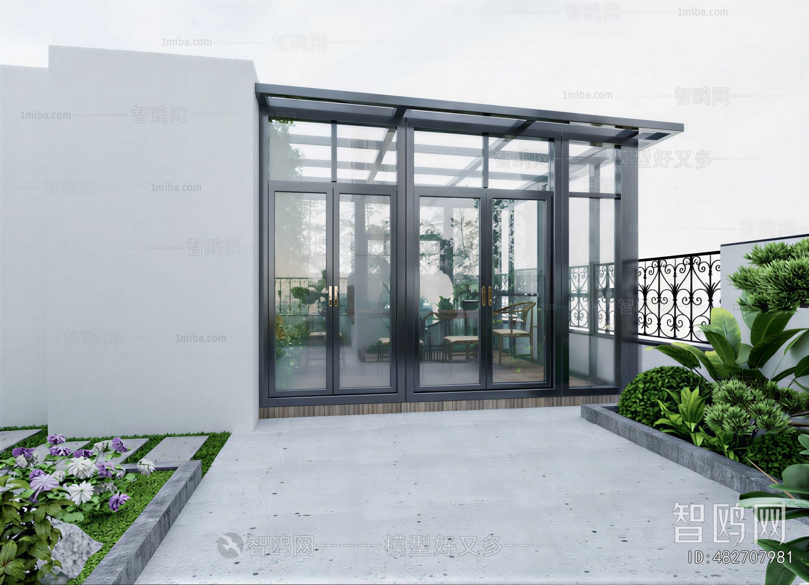 Modern Glass Sun Room