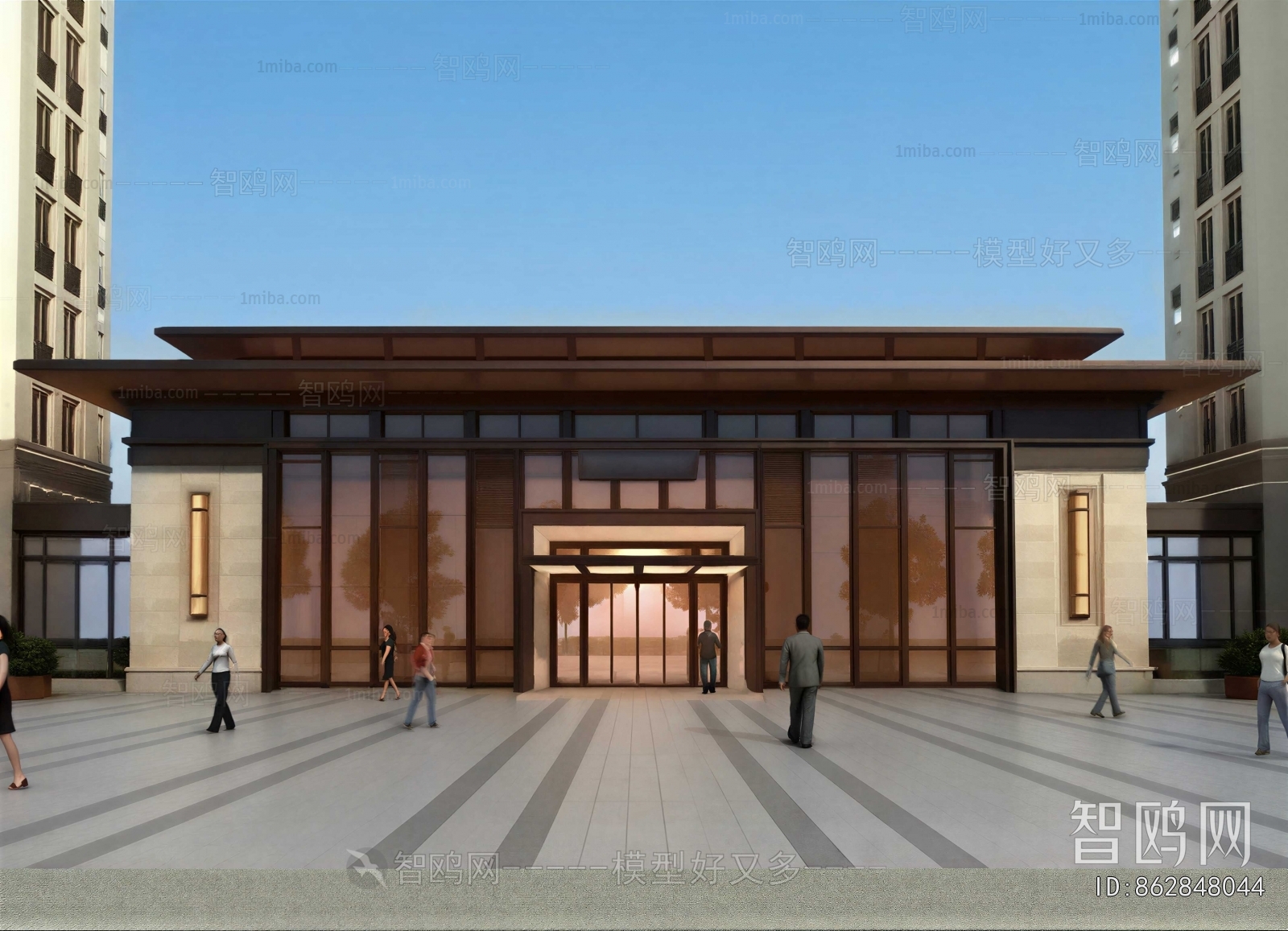 European Style Building Appearance