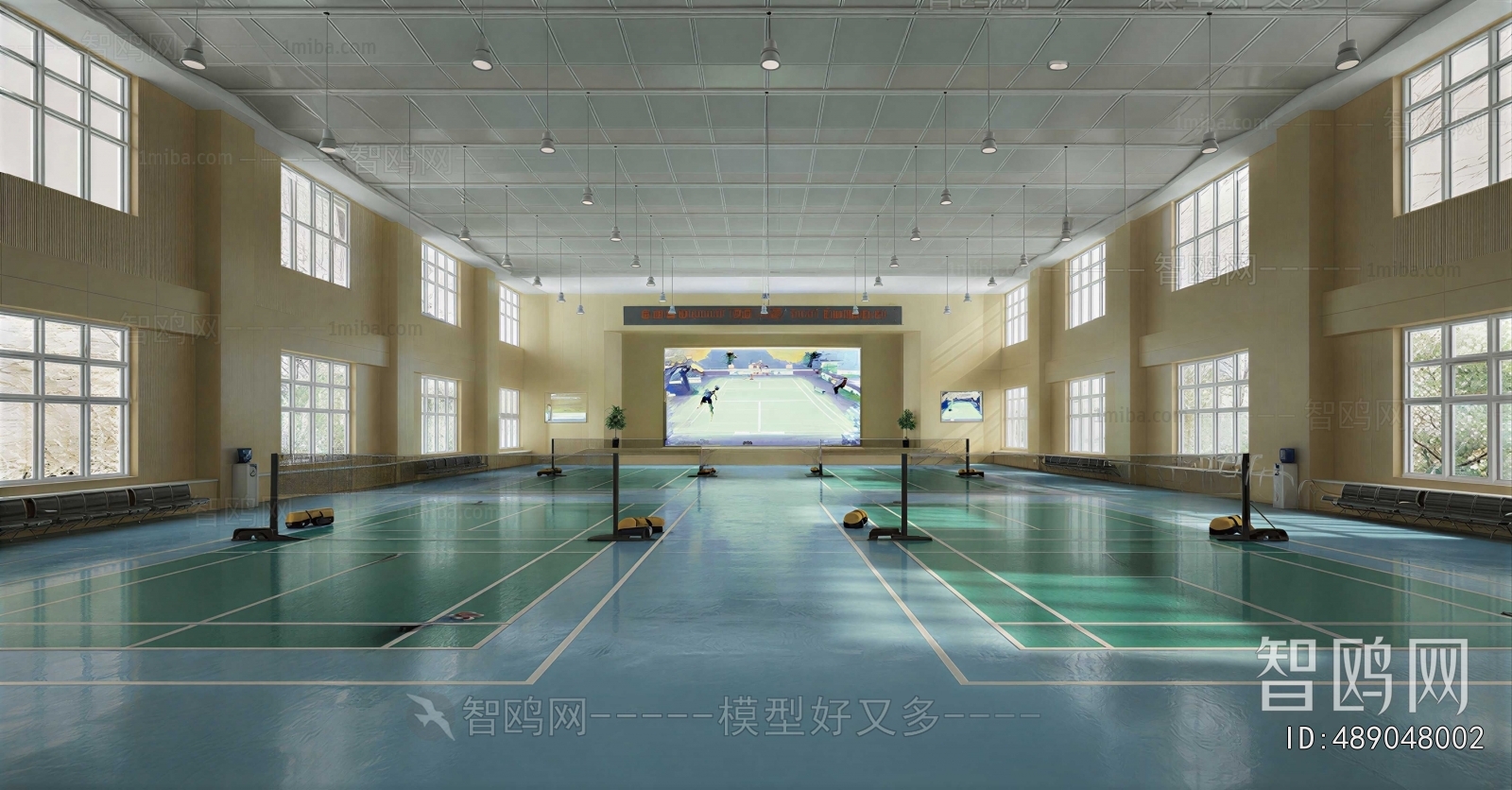 Modern Indoor Stadium