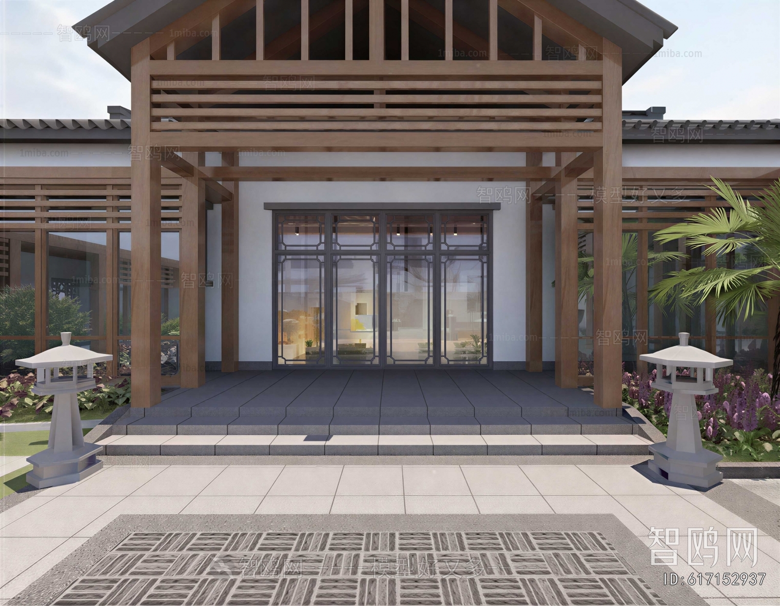 New Chinese Style Courtyard/landscape