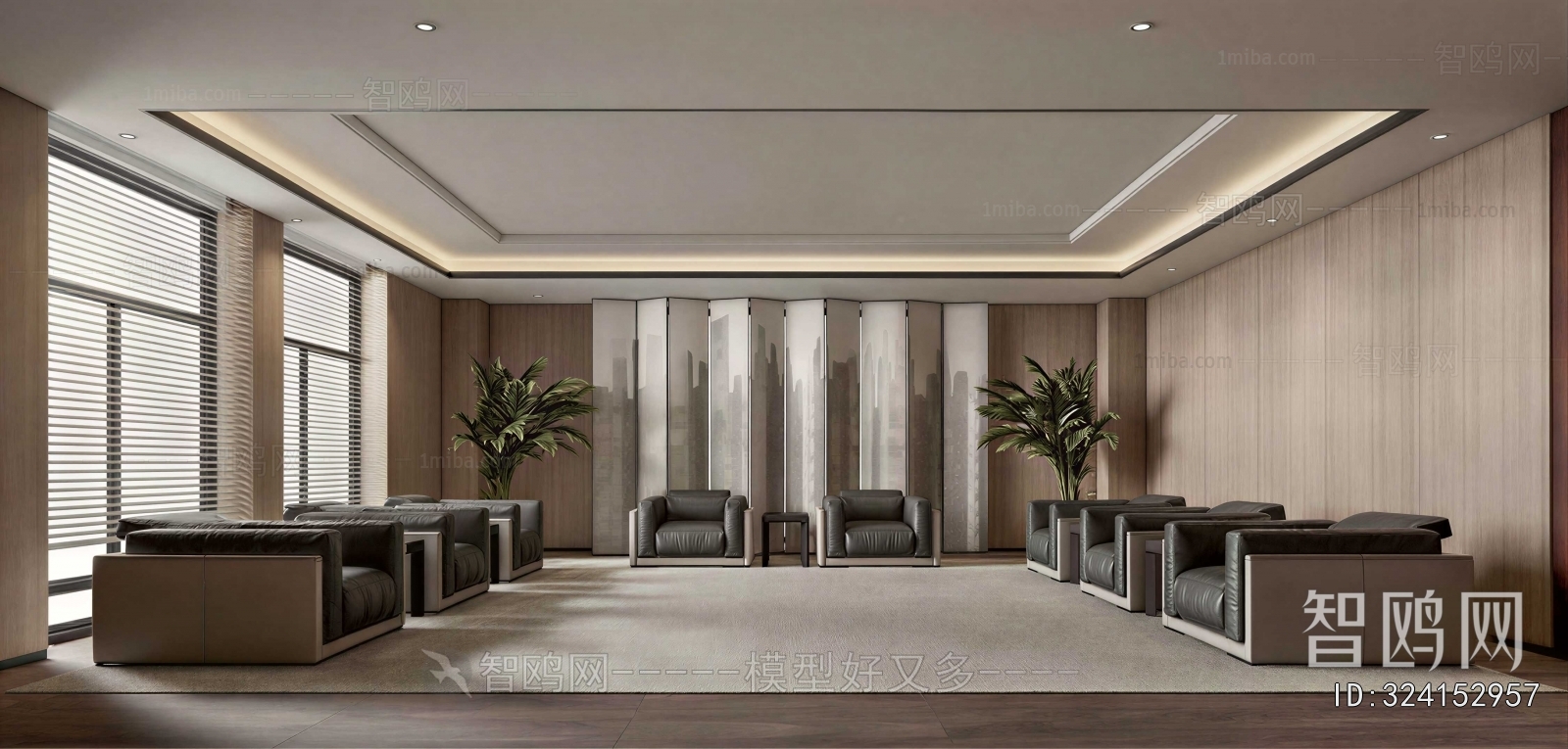 New Chinese Style Reception Room