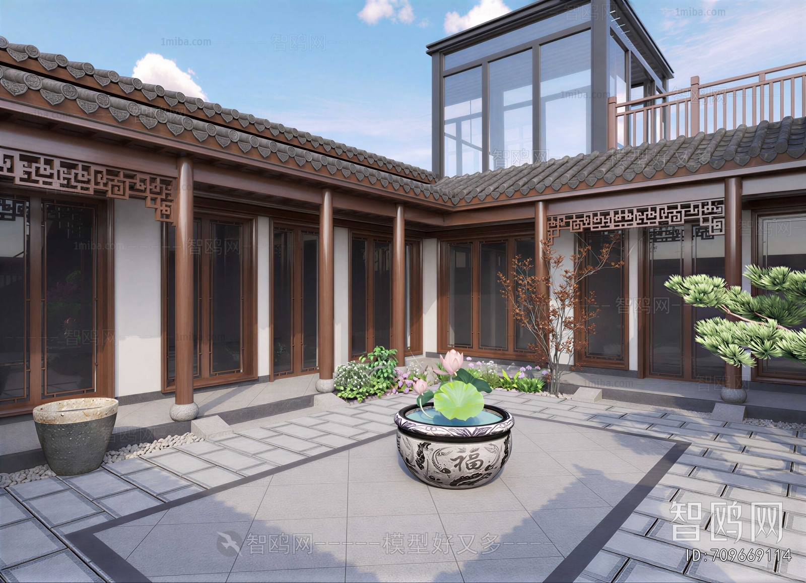 Chinese Style Courtyard/landscape