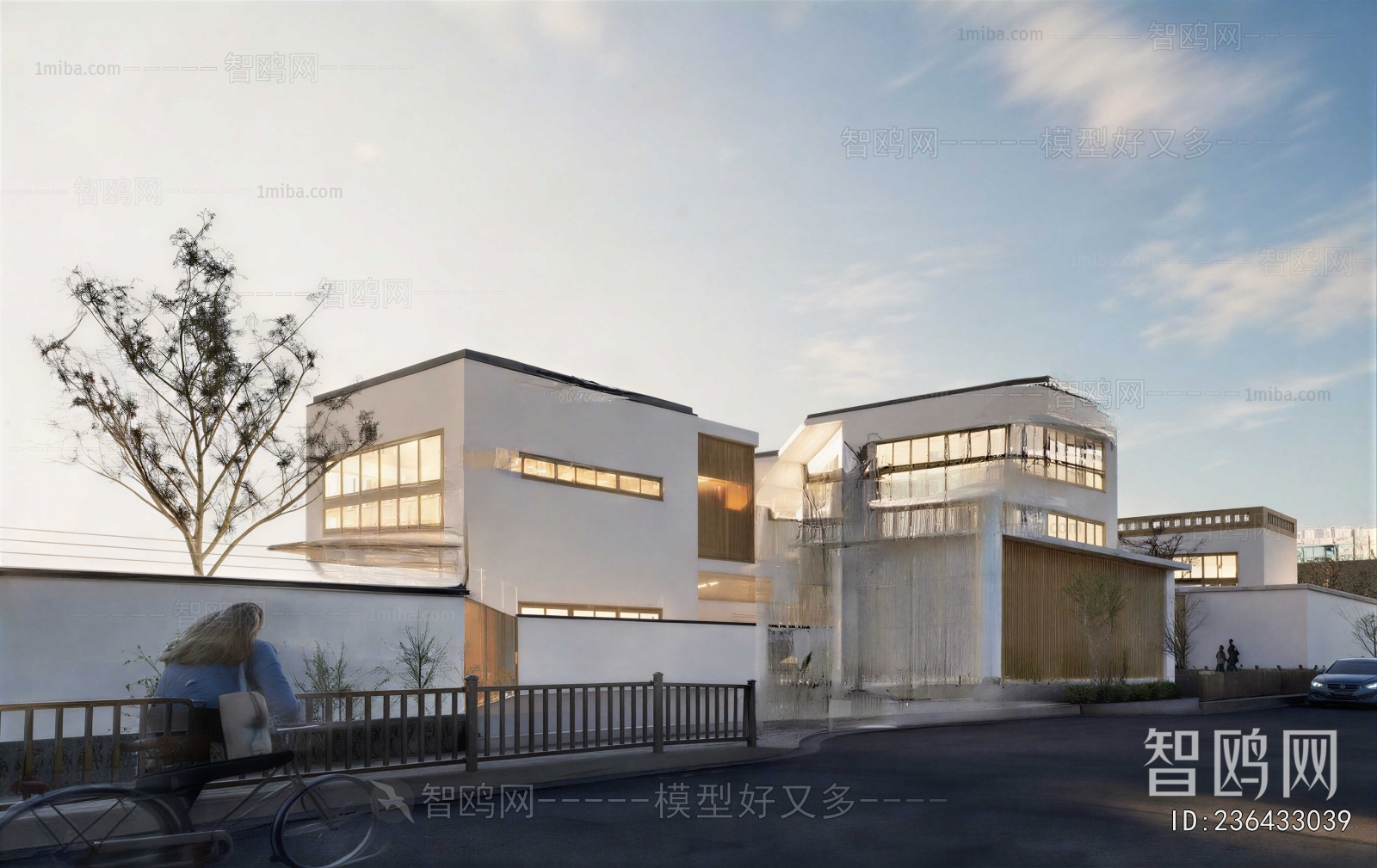 Modern Appearance Of Commercial Building