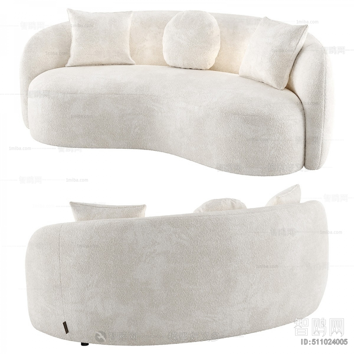 Modern Curved Sofa