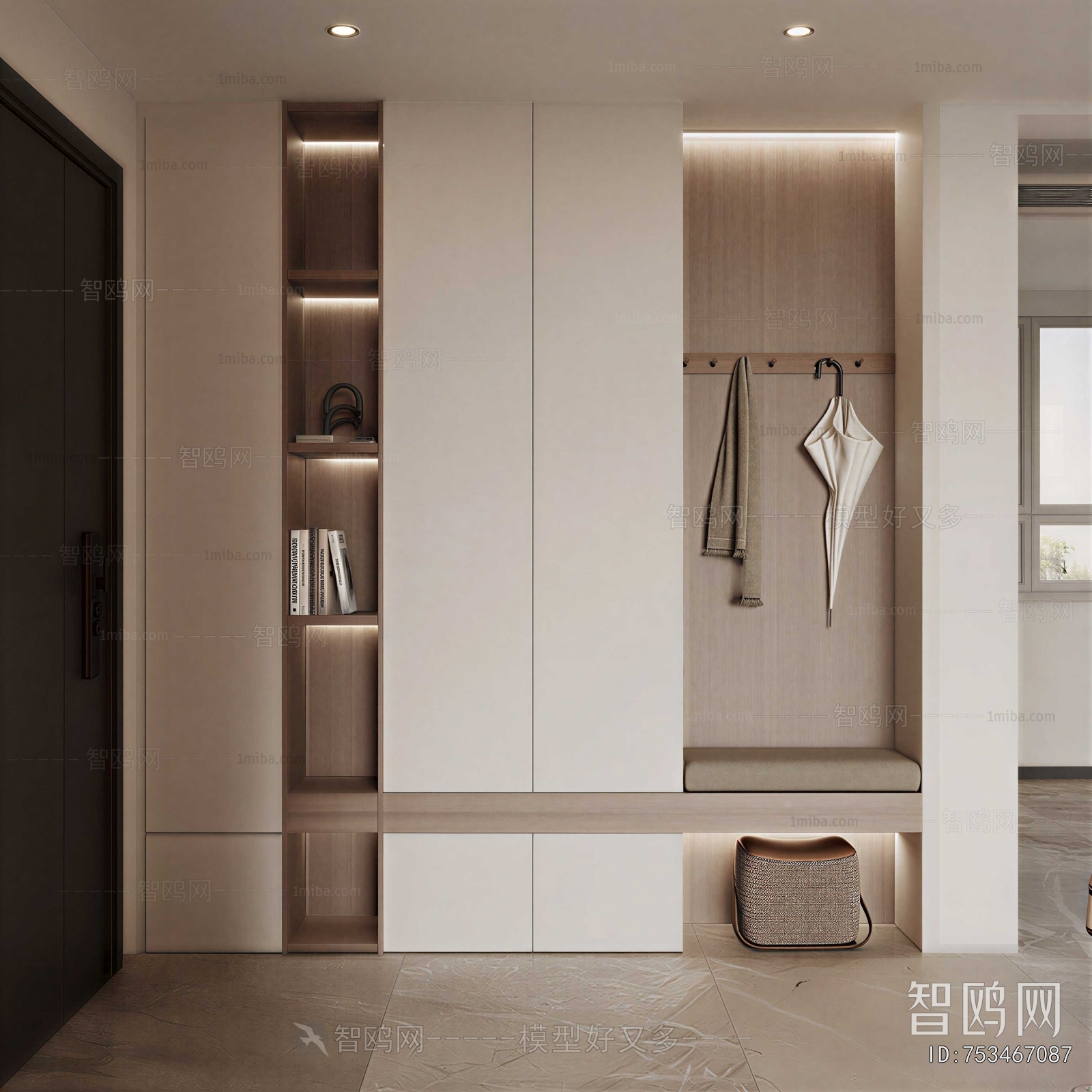 Modern Shoe Cabinet