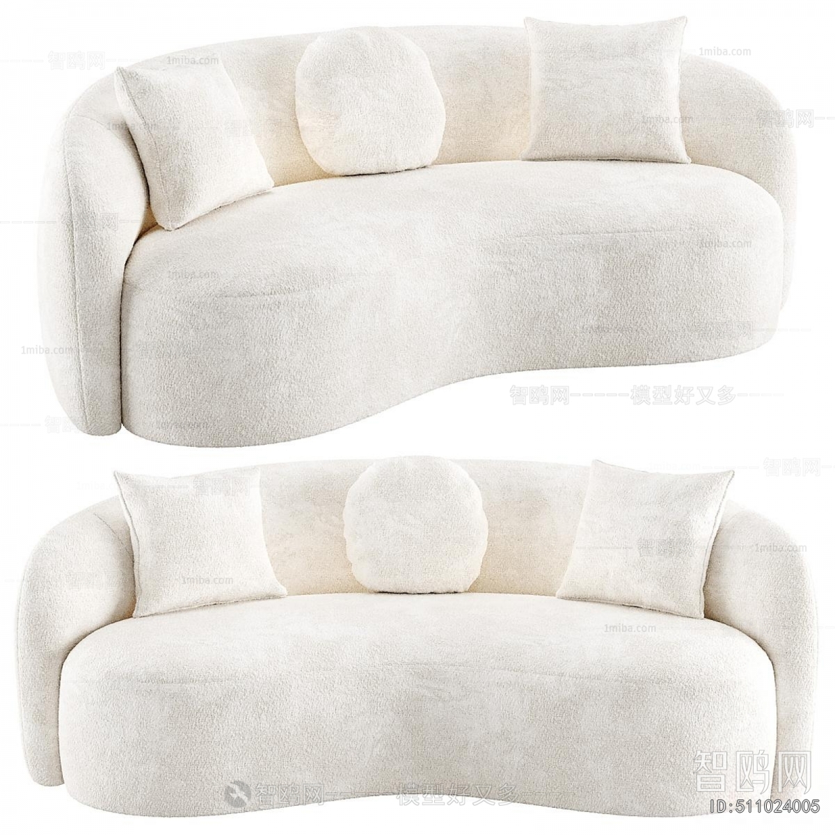 Modern Curved Sofa