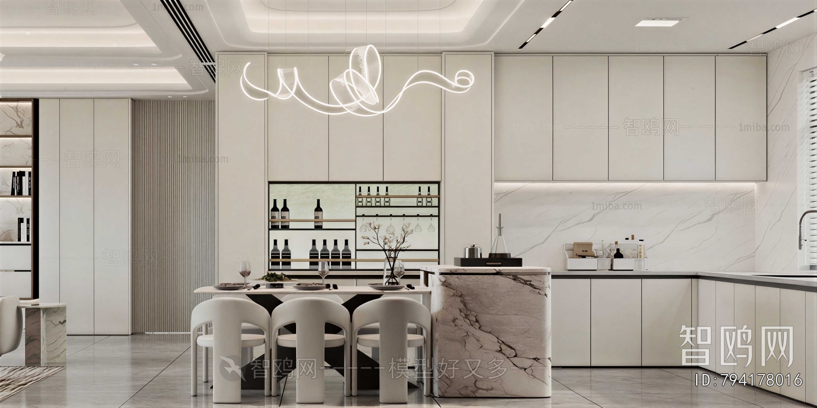 Modern Open Kitchen