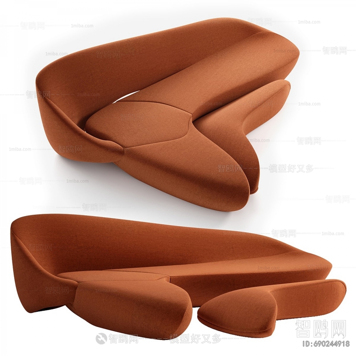 Modern Shaped Sofa