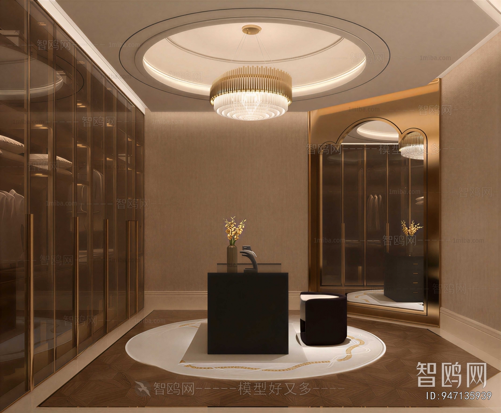 Modern Clothes Storage Area