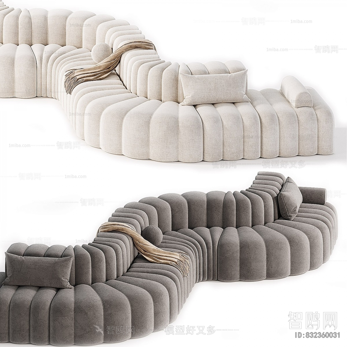 Modern Curved Sofa