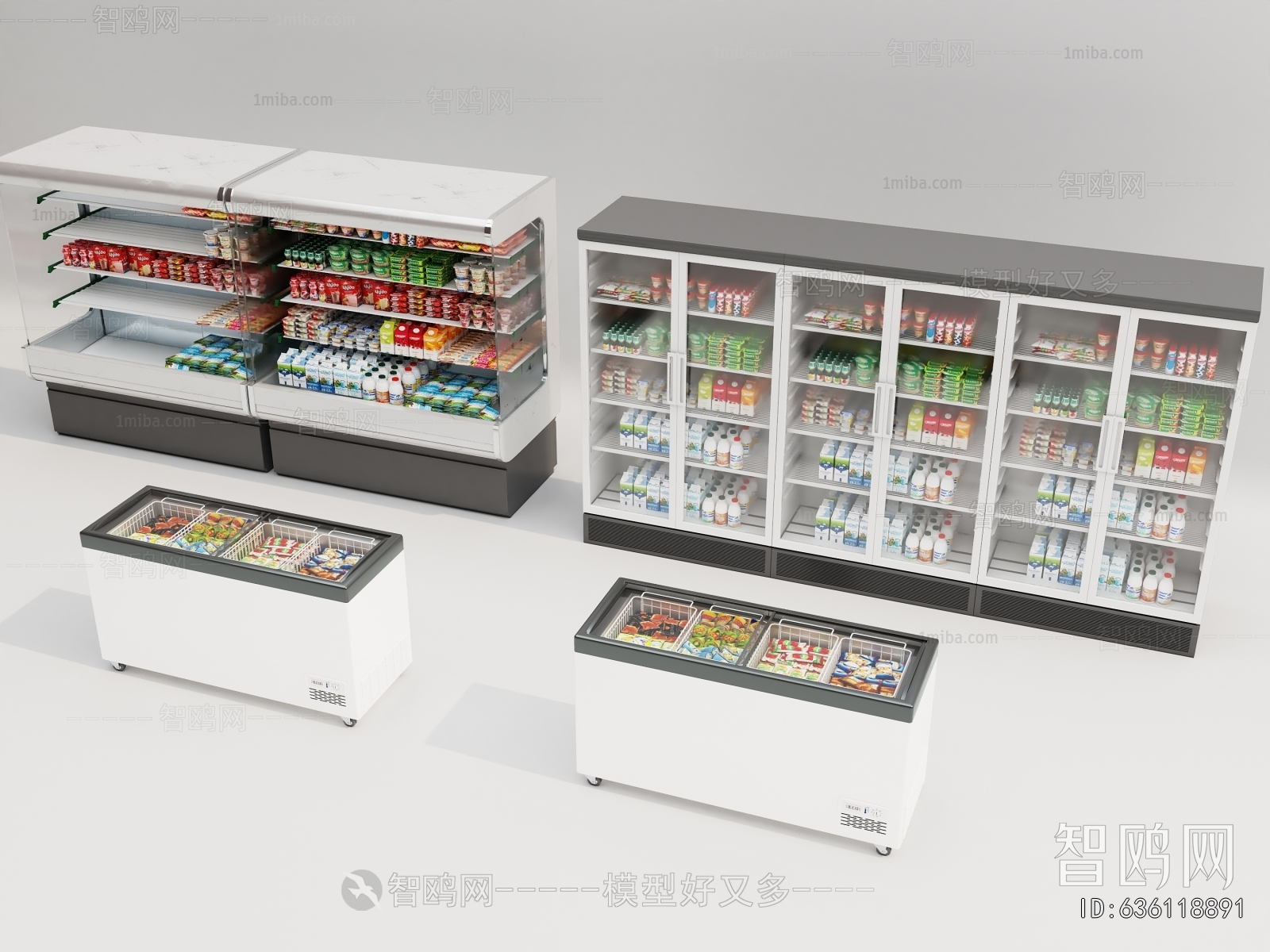 Modern Refrigerator Freezer