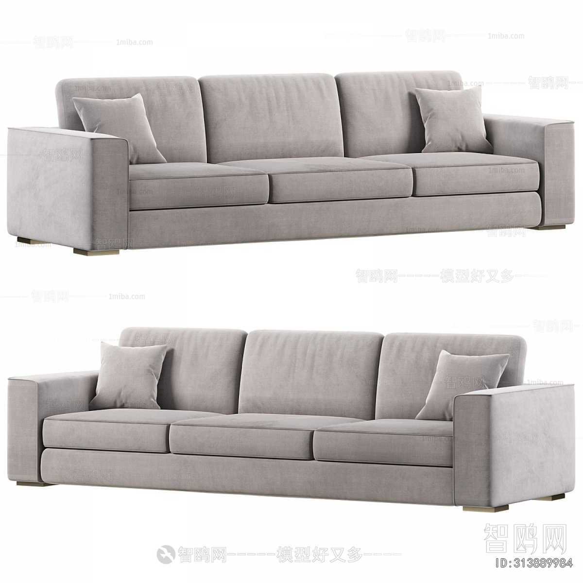 Modern Three-seat Sofa