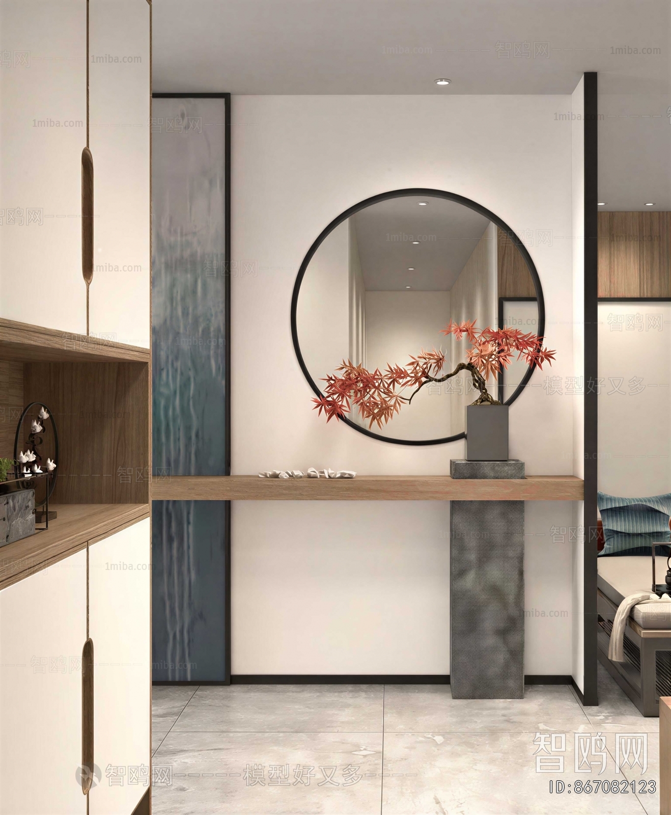 New Chinese Style Hallway