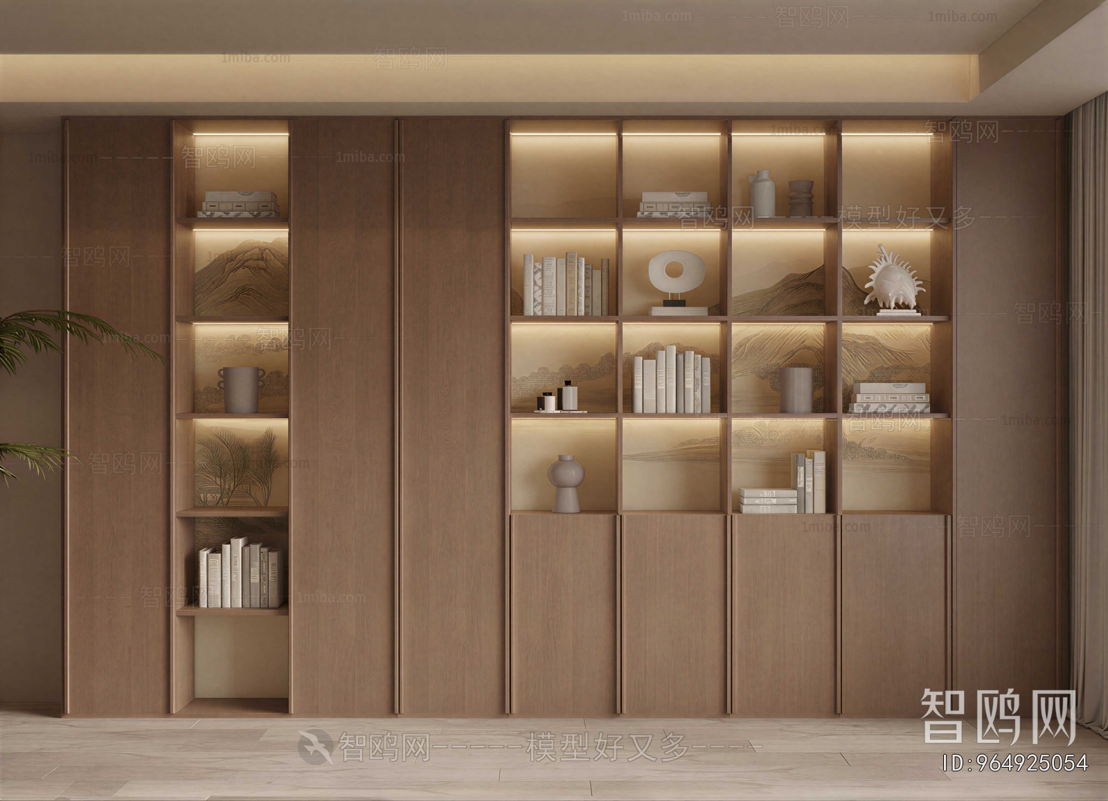 New Chinese Style Bookcase